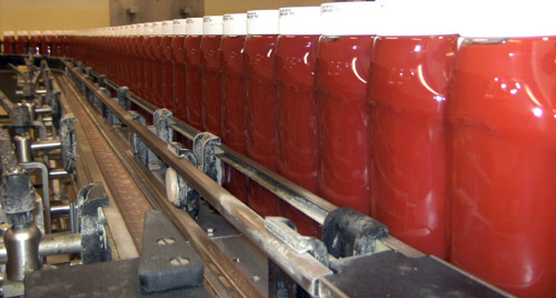 Productie van ketchup bij Heinz