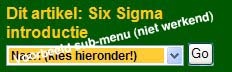 submenu six sigma