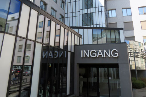 De ingang van Algemeen Ziekenhuis Oudenaarde