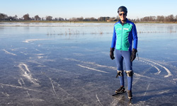 Jaap van Ede op natuurijs